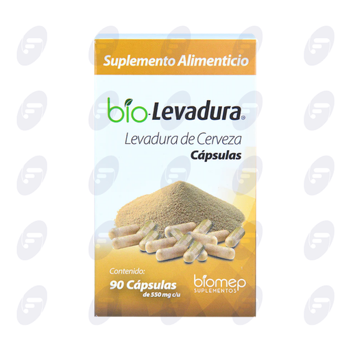 [151105] BIO-LEVADURA  550MG FCO C/90 CAPS