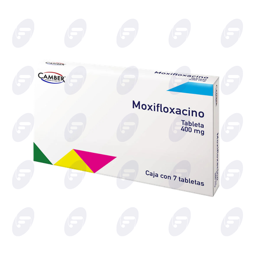 [155554] MOXIFLOXACINO CAMBER 400 MG CAJA C/7 TABLETAS