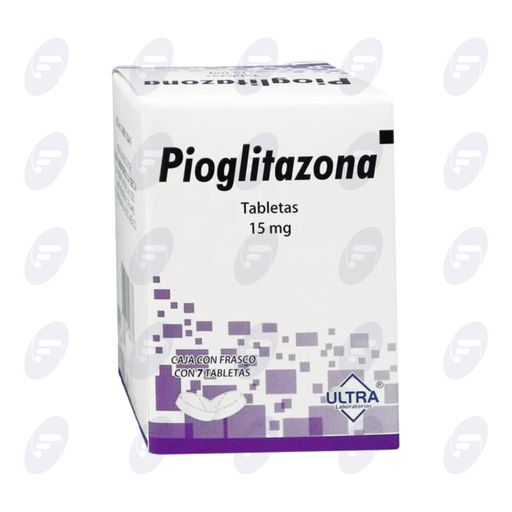 [120053] PIOGLITAZONA  ULTRA 15 MG. CAJA C/7 TABS.