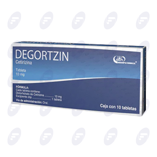 [003202] DEGORTZIN 10 MG CAJA C/10 TABLETAS